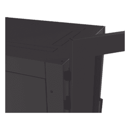 Gabinete de Piso para Telecomunicaciones / 24 UR / 600 x 1000 mm / Puerta con Cristal Templado / Cierre 3 Puntos / Postes Ajustables