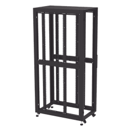 Gabinete Rack de Piso / 19" Estándar / 42UR / 600 mm x 1000 mm / Acero / Puerta con Cristal Templado