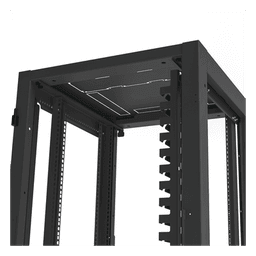Gabinete de Piso 19in / 24UR / 600 mm Profundidad / Carga 532 kg / Puerta con Cristal Templado / Cierre 3 Puntos