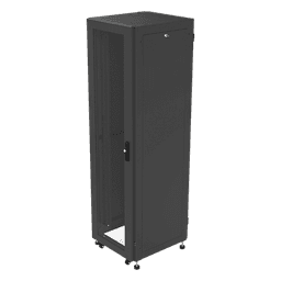 Gabinete para Telecomunicaciones Rack Estándar de 19", 42UR, 600 mm Ancho x 600 mm Profundidad. Fabricado en Acero, Se envía el Gabinete Armado.