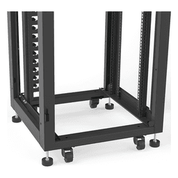 Gabinete para Telecomunicaciones Rack Estándar de 19", 42UR, 600 mm Ancho x 600 mm Profundidad. Fabricado en Acero, Se envía el Gabinete Armado.