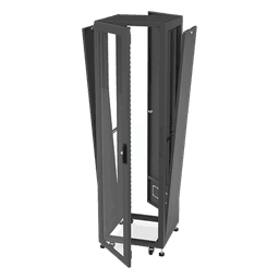 Gabinete para Telecomunicaciones Rack Estándar de 19", 42UR, 600 mm Ancho x 600 mm Profundidad. Fabricado en Acero, Se envía el Gabinete Armado.