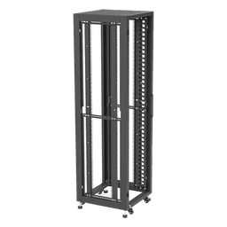 Gabinete para Telecomunicaciones Rack Estándar de 19", 42UR, 600 mm Ancho x 600 mm Profundidad. Fabricado en Acero, Se envía el Gabinete Armado.