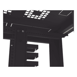 Gabinete Rack 19" / 42UR / 800 x 1000 mm / Acero / Carga 1268 kg / Puerta con Cristal Templado