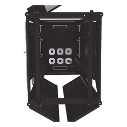 Gabinete Rack 19" / 42UR / 800 x 1000 mm / Acero / Carga 1268 kg / Puerta con Cristal Templado