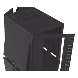 Gabinete Rack 19" / 42UR / 800 x 1000 mm / Acero / Carga 1268 kg / Puerta con Cristal Templado