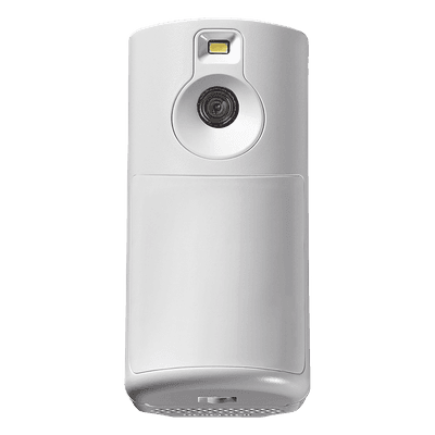 Detector de Movimiento IP Inalámbrico / Cámara CMOS Color 90° / Video H.264 VGA / PIR 12 m (39.4 ft) / Wiselink 915 MHz / Batería 4 Años