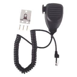 Micrófono para Radio Móvil / 6 Pines / Voltaje 1V a 10V / Base con Tornillos / Busca Rosca Integrada / -40°C a +70°C