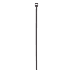 Cincho de Bloqueo / Nylon 6.6 Resistente a Intemperie / 203 mm x 2.5 mm / 8 pulgadas / UV Exterior / Negro / Paquete 100 pz