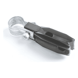 Aislador de Paso o Esquina / 1 Pulgada (25 mm) / Resina Virgen 100% / Anti-Arqueo / Acero Galvanizado / Tubería de Malla Ciclónica