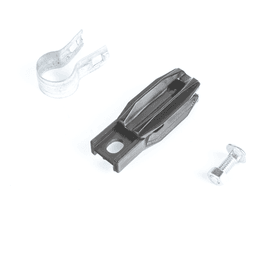 Aislador de Paso o Esquina / 1 Pulgada (25 mm) / Resina Virgen 100% / Anti-Arqueo / Acero Galvanizado / Tubería de Malla Ciclónica