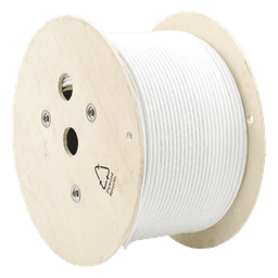 Bobina de Cable UTP de 4 Pares, Vari-MaTriX, Cat6A, 23 AWG, LSZH (Libre de Gases Tóxicos), Color Blanco, 305m