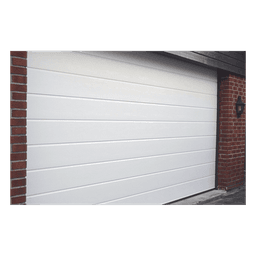 Puerta de Garage Residencial / Aislada / 12×8 pies / Poliuretano 43 mm / Calibre 26 / Estilo Americano