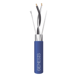 Bobina de 305 m (1000 ft) / Cable para Datos EIA-485 2x22 AWG / Blindado Trenzado / Plenum / Azul