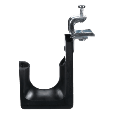 Sujetador tipo J-Hook / Abrazadera de tornillo / Hasta 46 cables Cat6 / Carga 13.61 kg / Nylon 6.6 / 1 pieza