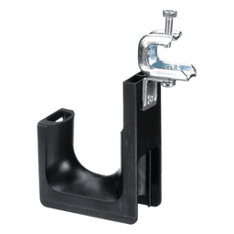Sujetador tipo J-Hook / Abrazadera de tornillo / Hasta 46 cables Cat6 / Carga 13.61 kg / Nylon 6.6 / 1 pieza
