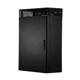 Gabinete de Montaje en Pared TrueEdge™, Con 6 UR para Equipo Activo y 6 UR para Paneles de Parcheo, Fabricado en Acero, Color Negro