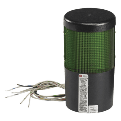 Luz LED LITESTAK Modelo LSLD-024-G / 24VDC / Color Verde/ 0.080A 