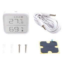 (AX PRO) Detector de Temperatura y Detector de Humedad Inalámbrico / 2.7" de Tamaño / Uso en Interior / Rango de Detección desde  -35°C hasta 99°C