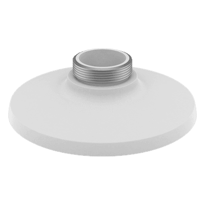 Adaptador de Montaje tipo Plato / Aluminio / Ø154.8 mm (Ø6.09') x 47 mm (1.85') / 200 g (0.44 lb) / Blanco / Compatible con Domos Fisheye 5MP