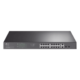 Switch PoE / 16 Puertos Gigabit / 2 SFP / 2 Combo / 250W PoE / 36 Gbps / Rackmount