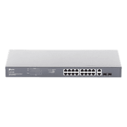 Switch PoE / 16 Puertos Gigabit / 2 SFP / 2 Combo / 250W PoE / 36 Gbps / Rackmount