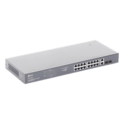 Switch PoE / 16 Puertos Gigabit / 2 SFP / 2 Combo / 250W PoE / 36 Gbps / Rackmount