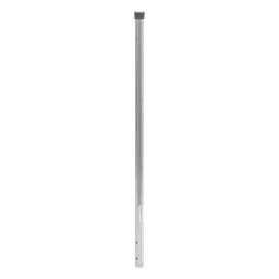 Poste de ESQUINA para Cerca Electrificada. Tubo Galvanizado cal. 18 de 1" Diam. y 0.8m Alto con Tapón, ideal para 3 Aisladores 