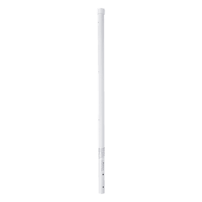 Poste de Esquina para Cerca Electrificada / Tubo Galvanizado Cal. 18 / 1" Diámetro / 0.8 m (2.6 ft) / 3 Aisladores / Fijación en Concreto