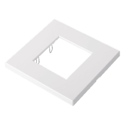 Marco Embellecedor Individual / 91 x 85 x 7 mm / Apertura 44 x 44 mm / Compatible con 10+ Módulos Helpnex / IP / PoE