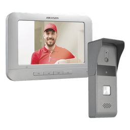Kit de Videoportero Analógico / Pantalla LCD 7" / Resolución 800x400 / Cámara Pinhole 720x576 @ 30 fps / Ángulo 98° / IP65 / Expandible 3 Monitores y 2 Frentes de Calle