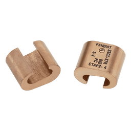 Conector de compresión tipo C StructuredGround CTAP2-2-X, Conductor de cobre 2 AWG, 1pz.