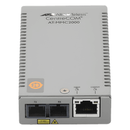 Convertidor de medios TAA (Federal) 10/100TX - 100FX/SC MultiModo, Multiregion PSU