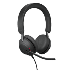 Jabra Jabra Evolve 2 40, Auricular stereo versión UC con aislamiento de ruido, conexión USB-A y indicador de ocupado (Busylight) (24089-989-999) 