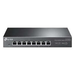 Switch Gigabit no administrable de 8 puertos 100 Mbps/ 1 Gbps/ 2.5 Gbps ideal para WiFi 6