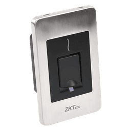 Lector Esclavo de Huella y Proximidad / RS-485 / IP65 / Acero Inoxidable / Exterior / ZKFinger VX10.0