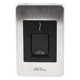Lector Esclavo de Huella y Proximidad / RS-485 / IP65 / Acero Inoxidable / Exterior / ZKFinger VX10.0