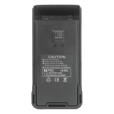 Batería Li-Ion / 2500 mAh / 7.4V / Carga 5-6 h / Compatible TX-500/600