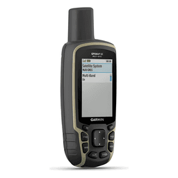 GPS Portátil GPSMAP 65 / con Pantalla a Color / Almacenamiento Interno de Hasta 5,000 Puntos / Memoria Interna de 16 GB / Resistente al Agua IPX7.