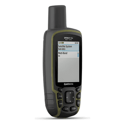 GPSMAP 65S Portátil para Actividades Outdoor / Pantalla TFT Transflectiva 2.6 Pulgadas / Resolución 160x240 Pixeles / Brújula de 3 Ejes / Altímetro Barométrico / Compatible con GPS, GLONASS, Galileo, QZSS / Memoria 16 GB