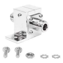 Protector Coaxial RF / 125-1000 MHz / 50 Ω / Conectores N Hembra / 50 kA / Tubo de Gas