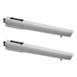 Kit Operadores para Puerta Abatible / Hoja 2.7 m (8.9 ft) / Carga 300 Kg / 20 Ciclos/Hora / 24 VCC / 145 daN / Respaldo de Baterías