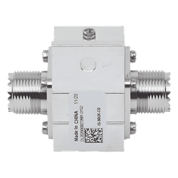 Protector RF Coaxial Contra Descargas Atmosféricas Para 1.5 a 700 MHz Con Ceja Lateral y Conectores UHF Hembra