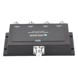 Divisor de Potencia de 4 Vías / 6 dB Pérdida por Puerto / 698-2700 MHz / Conectores F Hembra / 75 Ohm