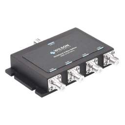 Divisor de Potencia de 4 Vías / 6 dB Pérdida por Puerto / 698-2700 MHz / Conectores F Hembra / 75 Ohm
