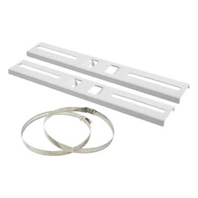 Montaje de Metal para Poste Universal para Gabinetes de Ancho Hasta 30 cm.
