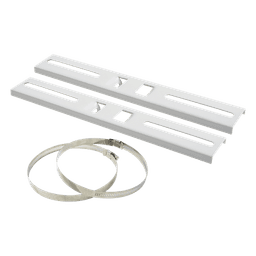 Montaje de Metal para Poste Universal para Gabinetes de Ancho Hasta 30 cm.