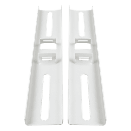 Montaje de Metal para Poste Universal / Ajuste 115-280 mm / Carga 30 kg / Ángulo 45° / Acero con Pintura Electroestática / 300x44 mm (0.98x0.14 ft)