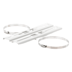 Montaje de Metal para Poste Universal / Ajuste 115-280 mm / Carga 30 kg / Ángulo 45° / Acero con Pintura Electroestática / 300x44 mm (0.98x0.14 ft)