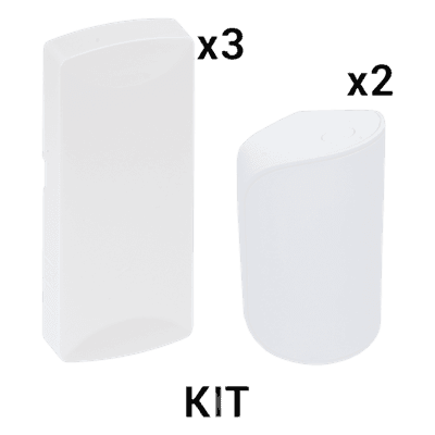 KIT Básico Sensores Inalámbricos - Incluye 3 Contactos Magnéticos y 2 PIR - Compatibles con Honeywell y PRO4GEN2
